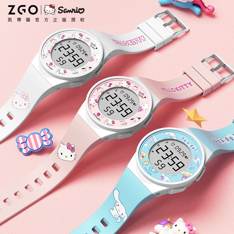 Hello Kitty Smart Digital Watch Waterproof Multifu..
